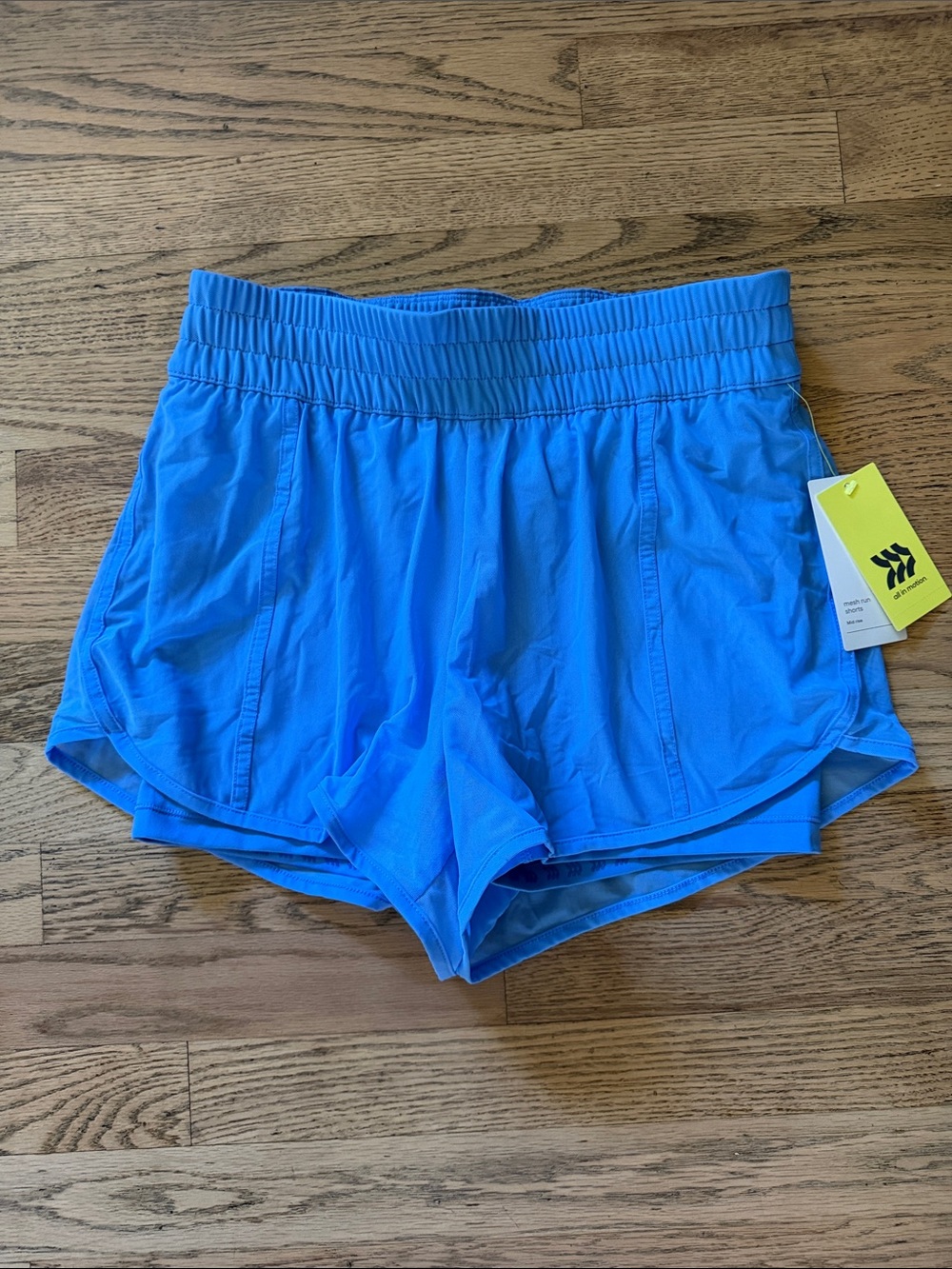 all in motion Bright Blue Women's Athletic/Running Shorts, NEW WITH TAGS Sz S